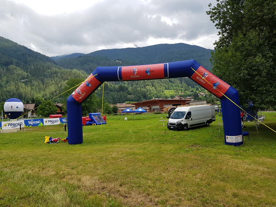 arco gonfiabile personalizzato