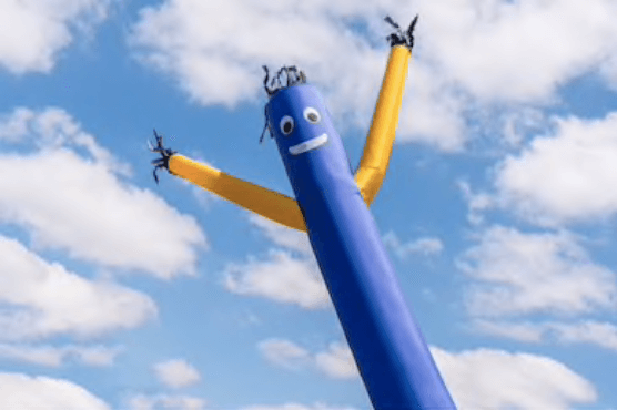 noleggio fly man noleggio sky dancer gonfiabile - gonfiabili pubblicitari