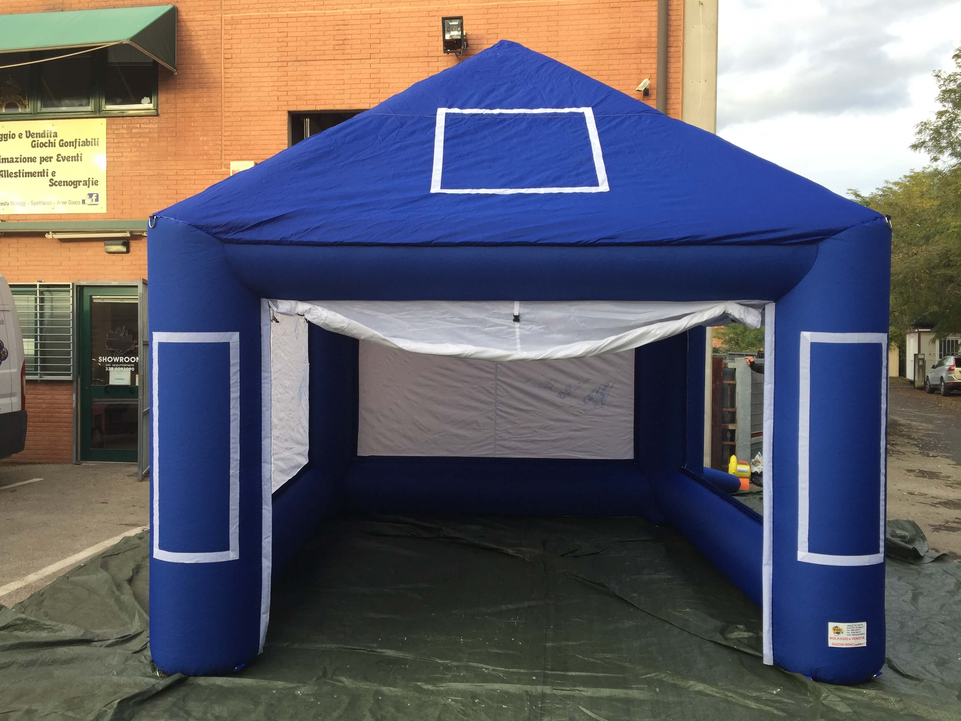 noleggio gazebo gonfiabile