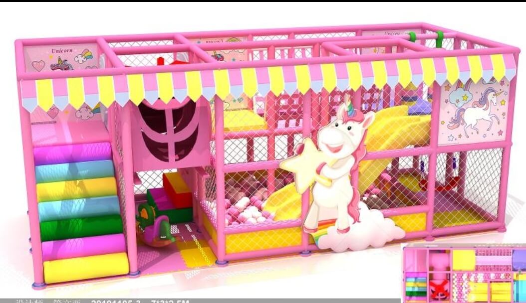 playground gioco unicorno