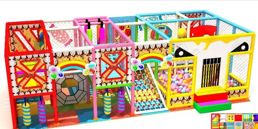 Playground per interni candy land