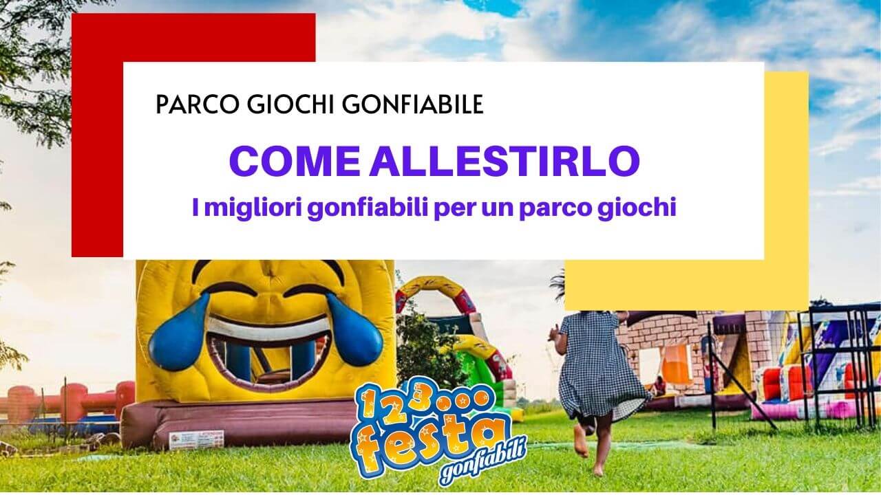 gonfiabili per parco giochi