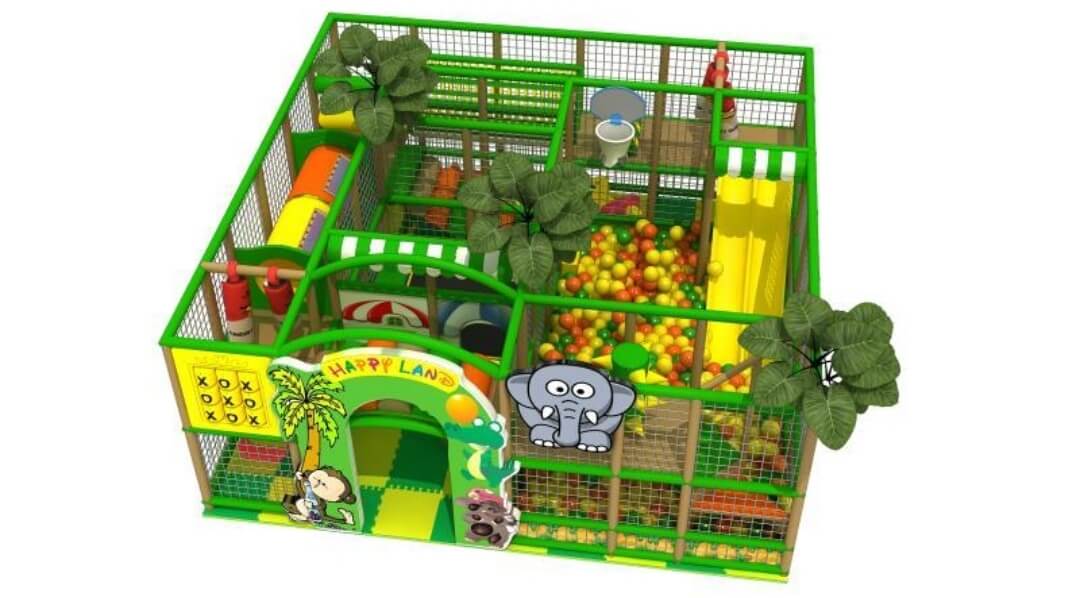 playground giochi tema savana