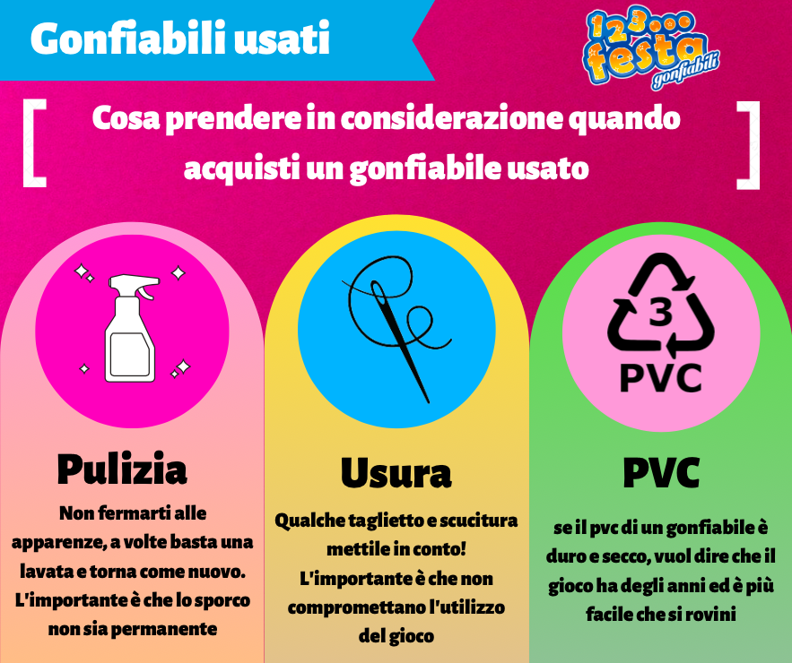 gonfiabili usati come scegliere un gonfiabile usato