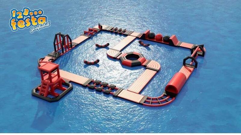 giochi gonfiabili in mare galleggianti