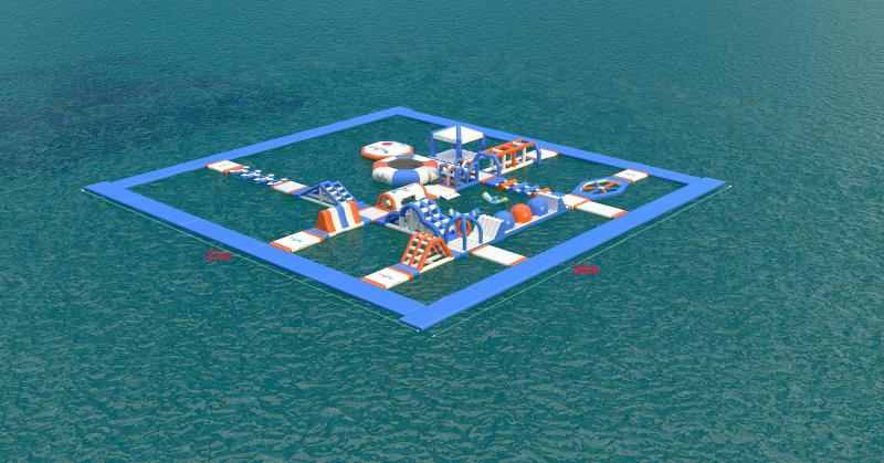 parco acquatico gonfiabilemare